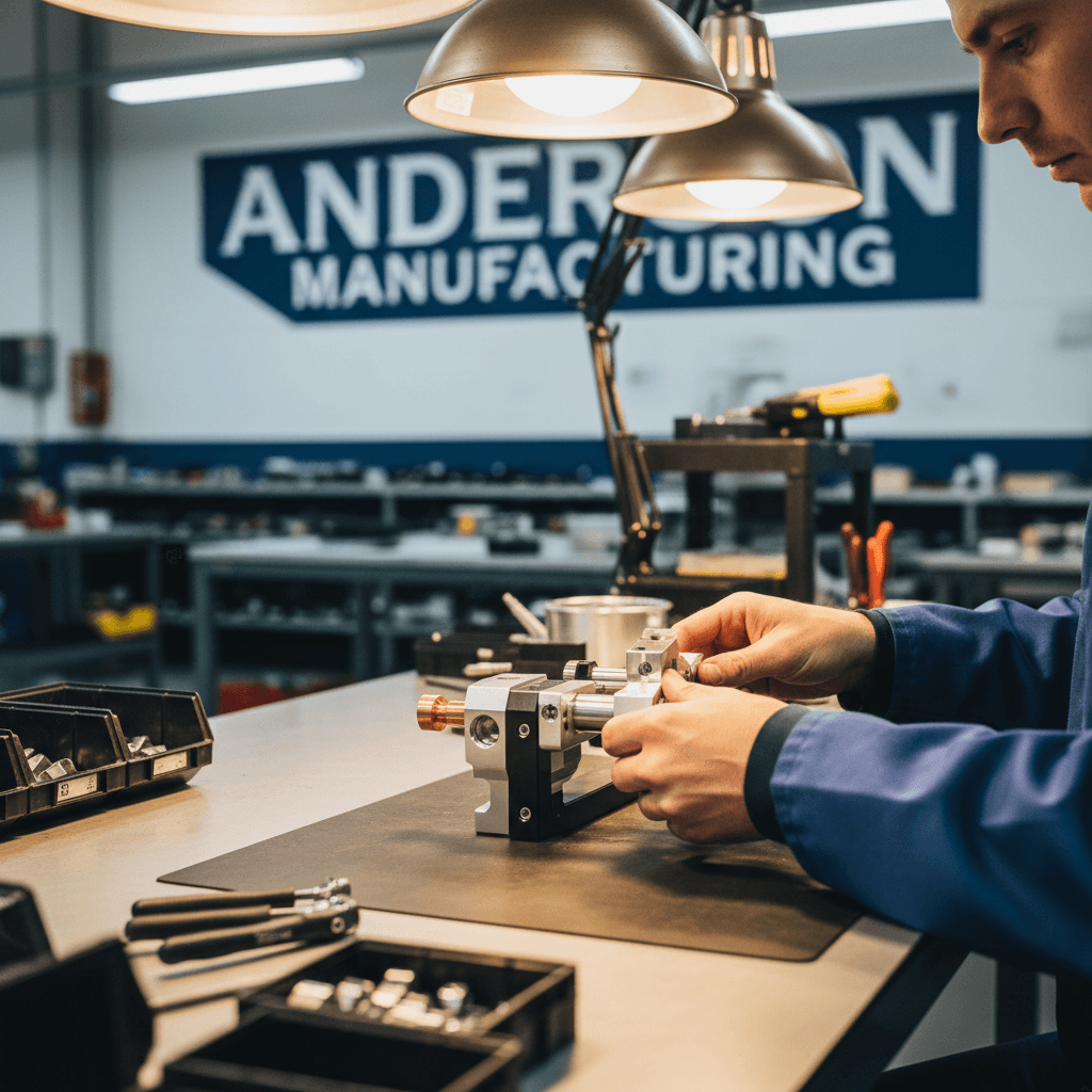 Precision assembly of manufactured components
