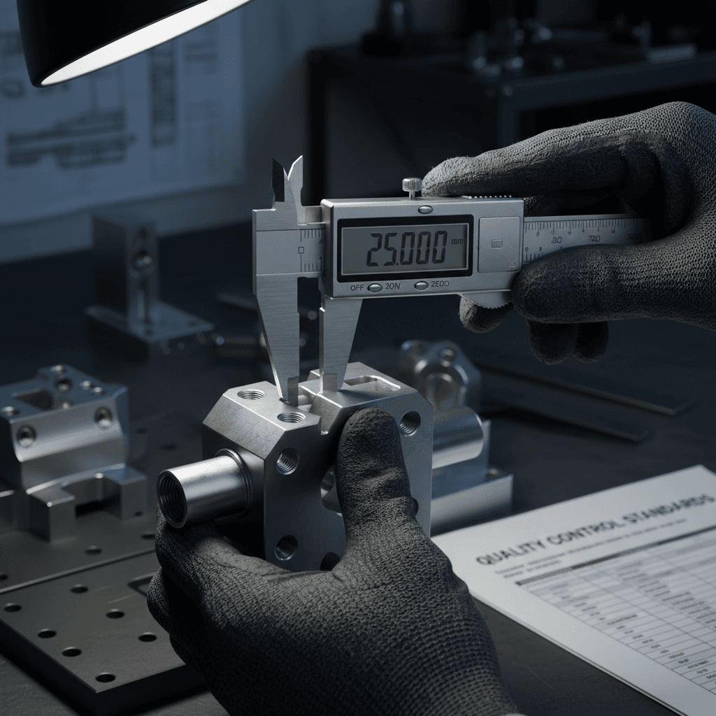 Quality inspection of fabricated component