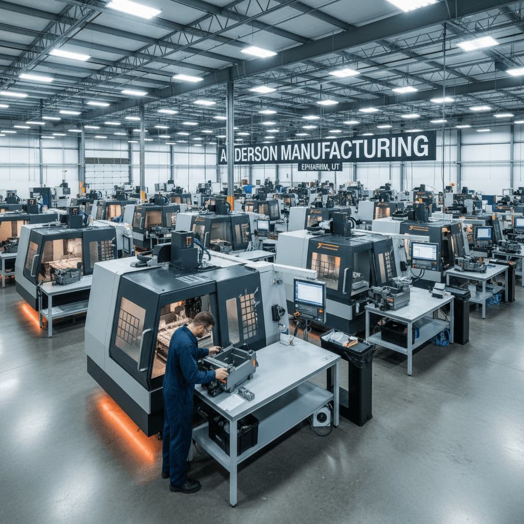 Anderson Manufacturing production floor and equipment
