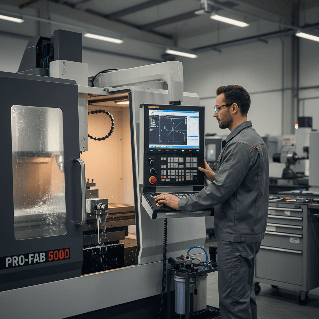 CNC machine operation and control